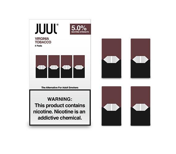 JUUL Pod Virginia Tobacco 4 Pod Pack