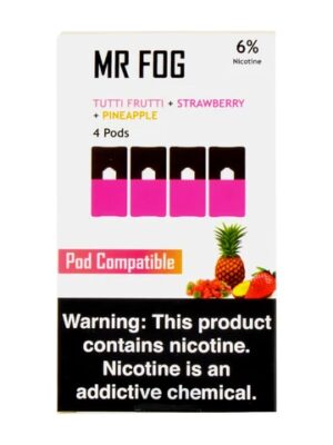 Mr Fog Tutti Frutti Strawberry Pineapple 4 Pods