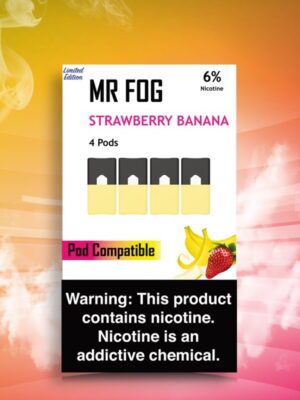 MR FOG PODS PACK OF 4 Strawberry & Banana * Limited Edition