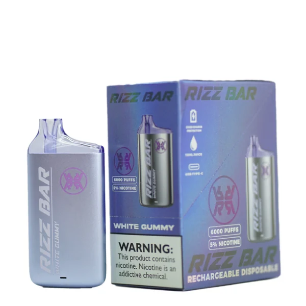 Rizz Bar 6K White Gummy