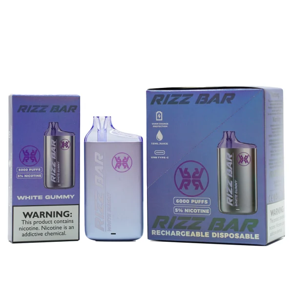 Rizz Bar 6K White Gummy